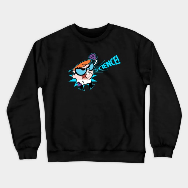 DEXTER'S LABORATORY - Science! 2.0 Crewneck Sweatshirt by KERZILLA